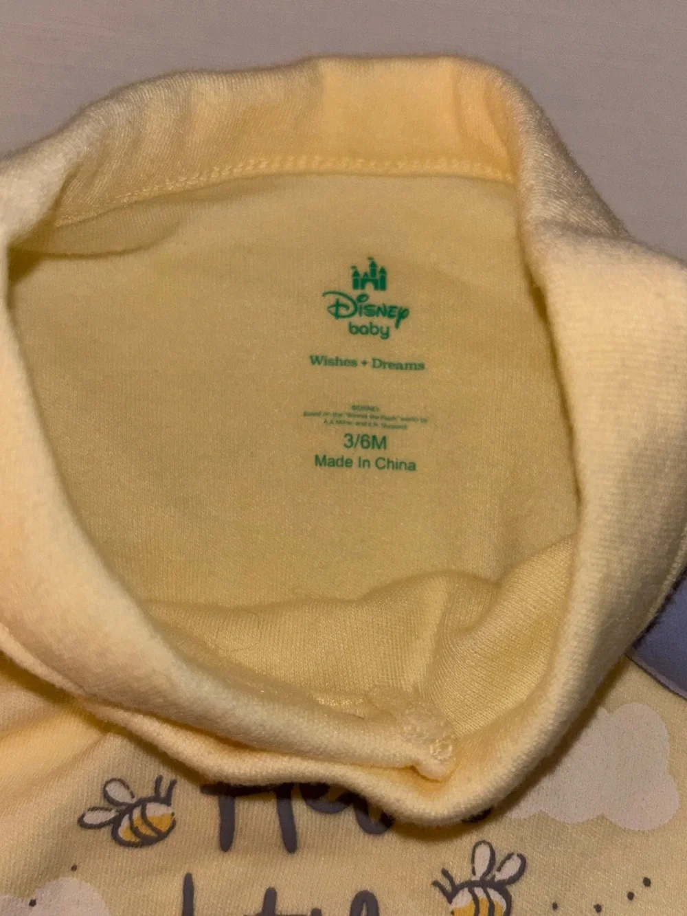 Disney: Yellow Winnie the Pooh Long-Sleeve Top & Pants Set